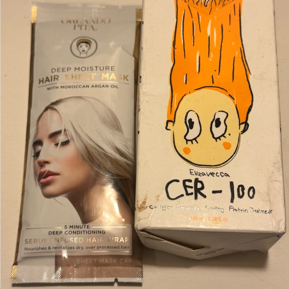 Elizavecca CER-100 Protein Treatment + Orlando Pita Hair Mask Bundle (New)